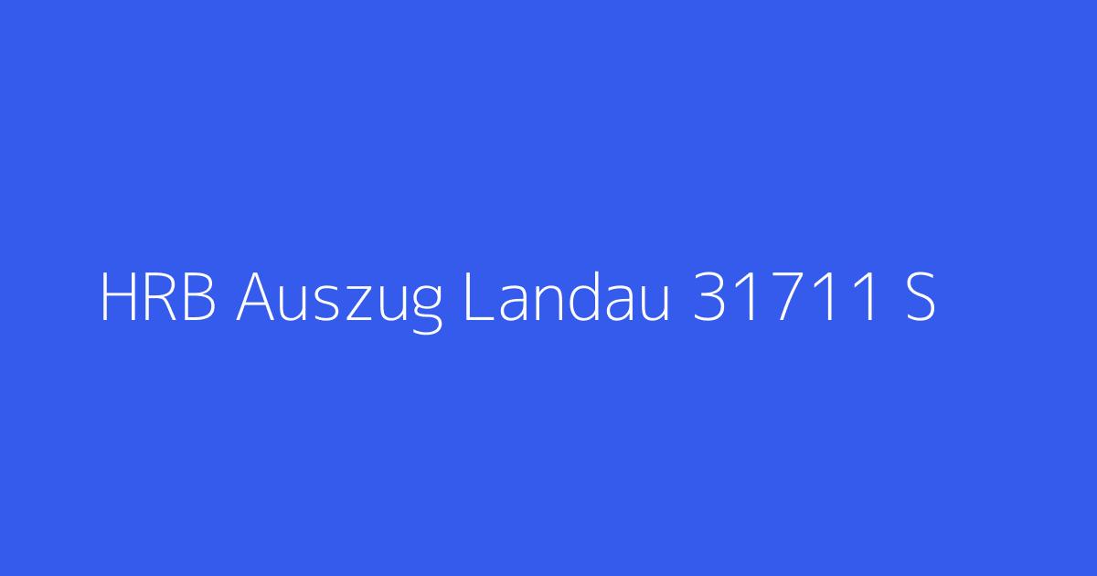 HRB Auszug Landau 31711 S & P Verwaltungs-GmbH Edenkoben